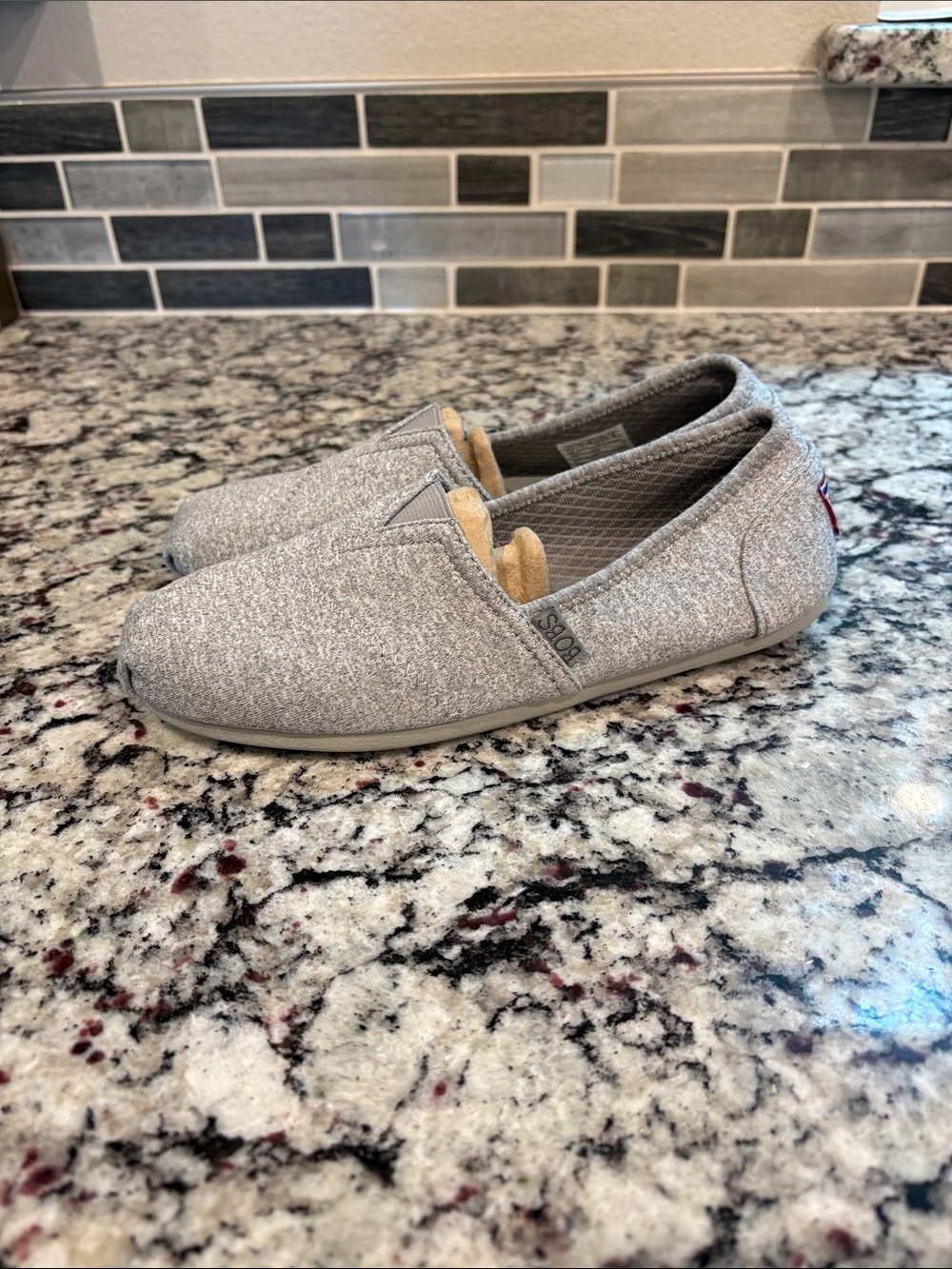 BOBS from Skechers Women’s Slip-On Sneakers in Heather Gray size 6.5